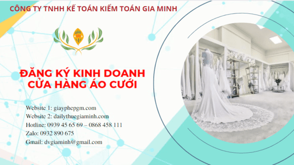Thủ tục mở cửa hàng áo cưới tại Thành Phố Hưng Yên 6 Đăng ký giấy phép kinh doanh cửa hàng áo cưới tại Thành Phố Hưng Yên