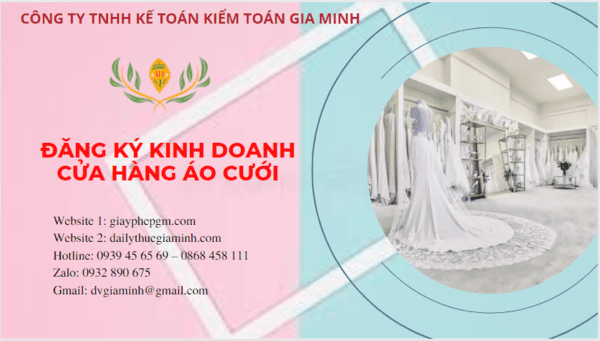 Kinh nghiệm đăng ký kinh doanh cửa hàng áo cưới tại Hưng Yên 6 Đăng ký giấy phép kinh doanh cửa hàng áo cưới tại TP Hưng Yên