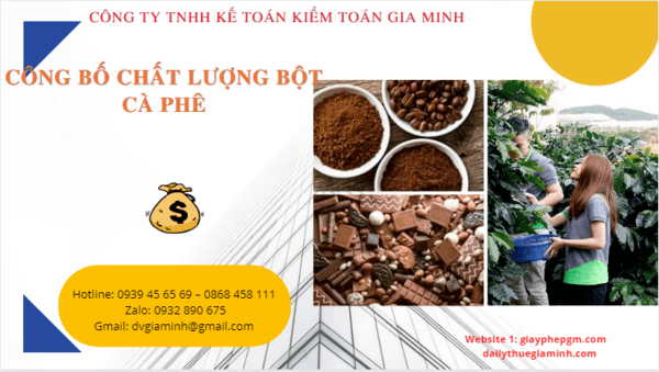 Công bố chất lượng bột cà phê 4 Dịch vụ công bố chất lượng bột cà phê nhập khẩu