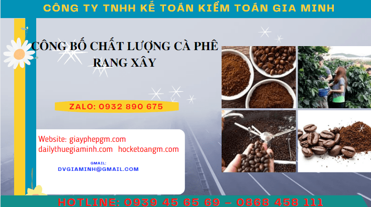 Công bố chất lượng cà phê rang xay 5 Dịch vụ công bố chất lượng cà phê rang xay nhập khẩu