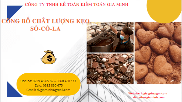 Dịch vụ công bố chất lượng kẹo sô-cô-la nhập khẩu