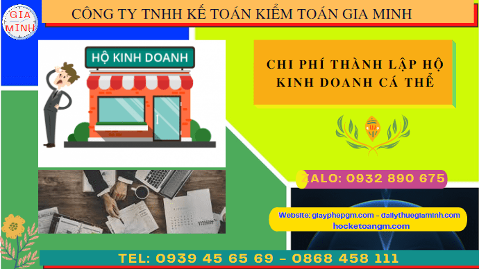 CHI PHÍ THÀNH LẬP HỘ KINH DOANH CÁ THỂ TRỌN GÓI TẠI HÀ TĨNH 4 Dịch vụ đăng ký giấy phép kinh doanh hộ kinh doanh tại Hà Tĩnh