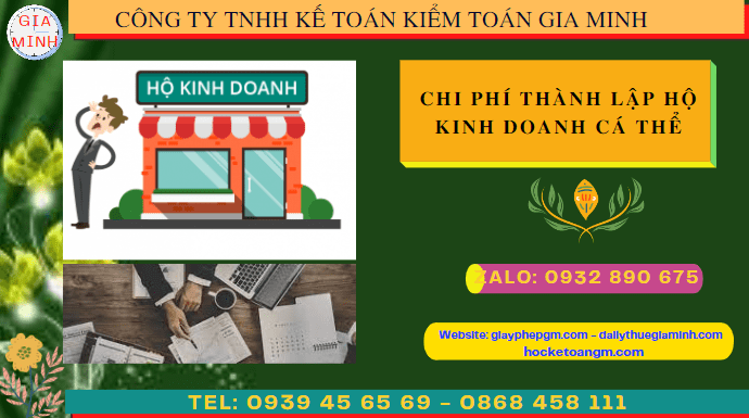 CHI PHÍ THÀNH LẬP HỘ KINH DOANH CÁ THỂ TRỌN GÓI TẠI NHA TRANG 4 Dịch vụ đăng ký giấy phép kinh doanh hộ kinh doanh tại Nha Trang