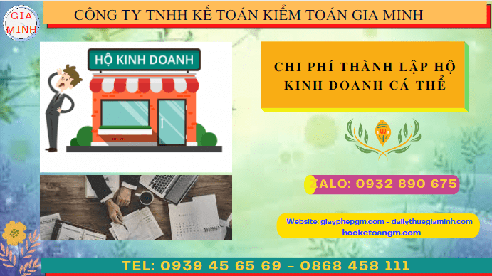 CHI PHÍ THÀNH LẬP HỘ KINH DOANH CÁ THỂ TRỌN GÓI TẠI SƠN LA 4 Dịch vụ đăng ký giấy phép kinh doanh hộ kinh doanh tại Sơn La