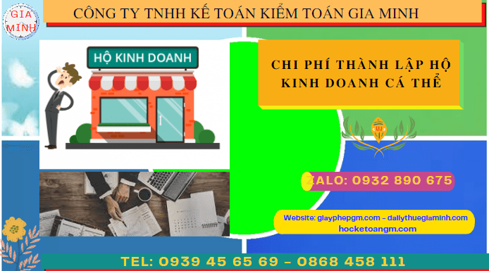 CHI PHÍ THÀNH LẬP HỘ KINH DOANH CÁ THỂ TRỌN GÓI TẠI THANH HÓA 4 Dịch vụ đăng ký giấy phép kinh doanh hộ kinh doanh tại Thanh Hóa