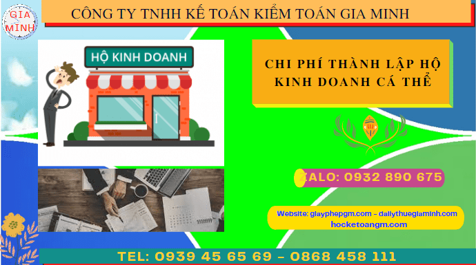 Chi phí thành lập hộ kinh doanh cá thể trọn gói tại TT Huế 4 Dịch vụ đăng ký giấy phép kinh doanh hộ kinh doanh tại TT Huế