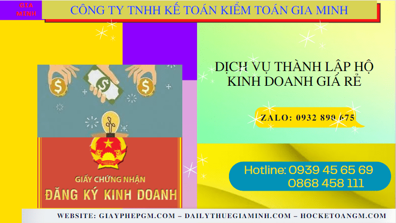 DỊCH VỤ THÀNH LẬP HỘ KINH DOANH GIÁ RẺ TẠI BẮC NINH 4 Dịch vụ đăng ký hộ kinh doanh giá rẻ tại Bắc Ninh