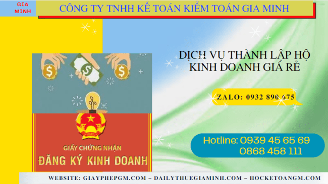 Dịch vụ thành lập hộ kinh doanh giá rẻ tại bình định 4 Dịch vụ đăng ký hộ kinh doanh giá rẻ tại Bình Định