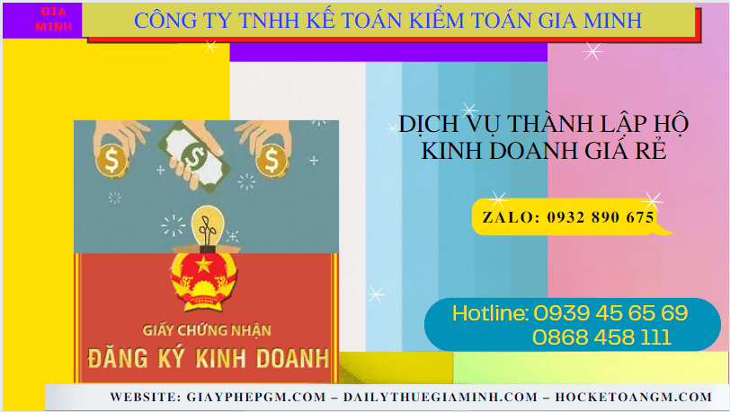 Dịch vụ đăng ký hộ kinh doanh giá rẻ tại Bình Phước