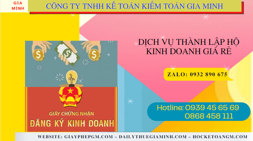 DỊCH VỤ THÀNH LẬP HỘ KINH DOANH GIÁ RẺ TẠI CAO BẰNG 4 Dịch vụ đăng ký hộ kinh doanh giá rẻ tại Cao Bằng