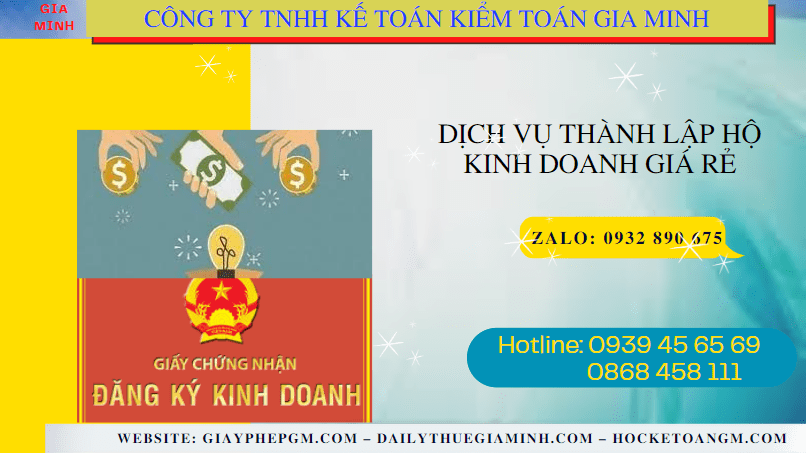 Dịch vụ thành lập hộ kinh doanh giá rẻ tại đắk nông 4 Dịch vụ đăng ký hộ kinh doanh giá rẻ tại Đắk Nông