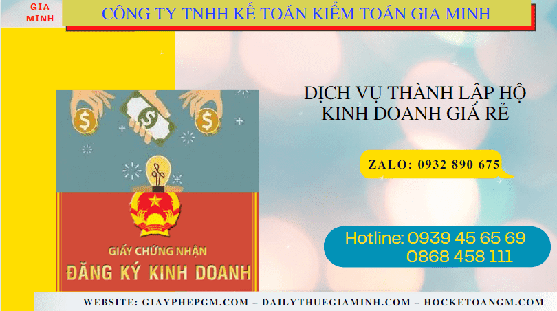 Dịch vụ thành lập hộ kinh doanh giá rẻ tại gia lai 4 Dịch vụ đăng ký hộ kinh doanh giá rẻ tại Gia Lai