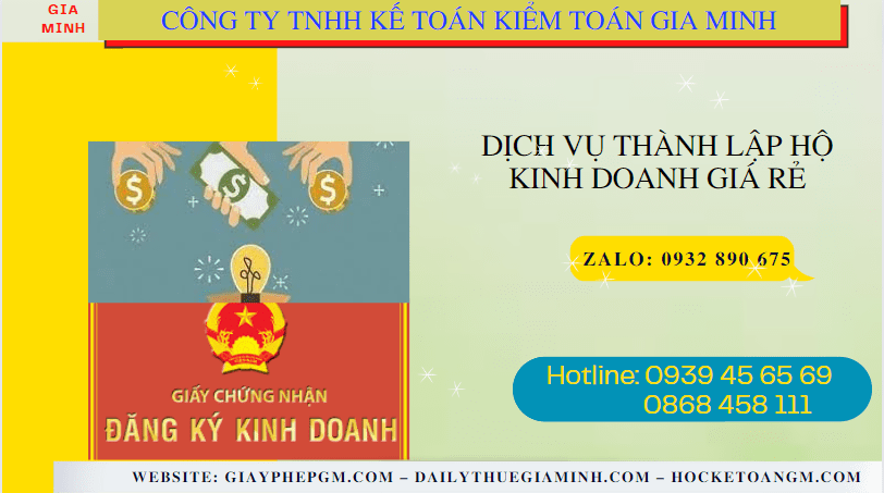 Dịch vụ thành lập hộ kinh doanh giá rẻ tại hậu giang 4 Dịch vụ đăng ký hộ kinh doanh giá rẻ tại Hậu Giang