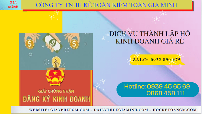 DỊCH VỤ THÀNH LẬP HỘ KINH DOANH GIÁ RẺ TẠI HÒA BÌNH 4 Dịch vụ đăng ký hộ kinh doanh giá rẻ tại Hòa Bình