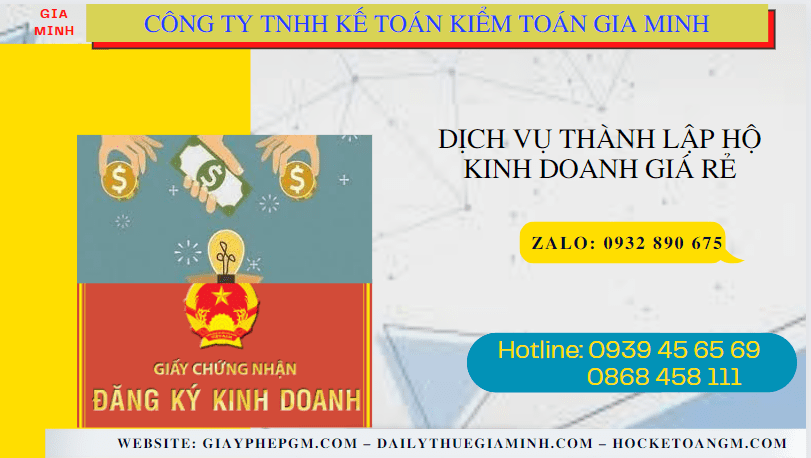 DỊCH VỤ THÀNH LẬP HỘ KINH DOANH GIÁ RẺ TẠI HUẾ 4 Dịch vụ đăng ký hộ kinh doanh giá rẻ tại Huế