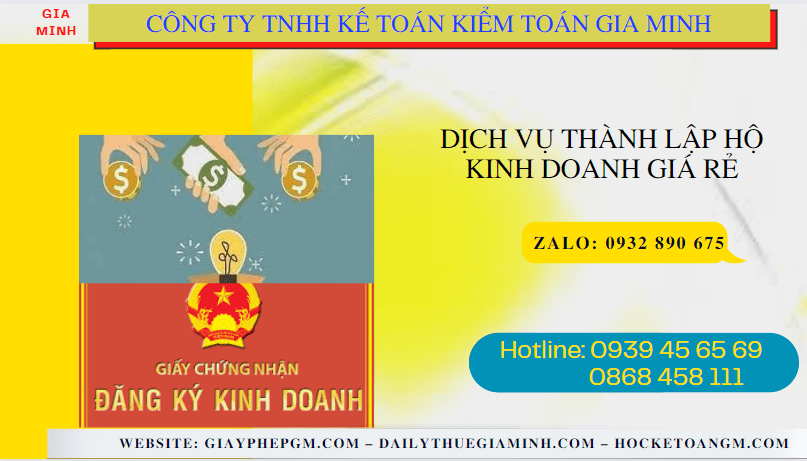DỊCH VỤ THÀNH LẬP HỘ KINH DOANH GIÁ RẺ TẠI KHÁNH HÒA 4 Dịch vụ đăng ký hộ kinh doanh giá rẻ tại Khánh Hòa