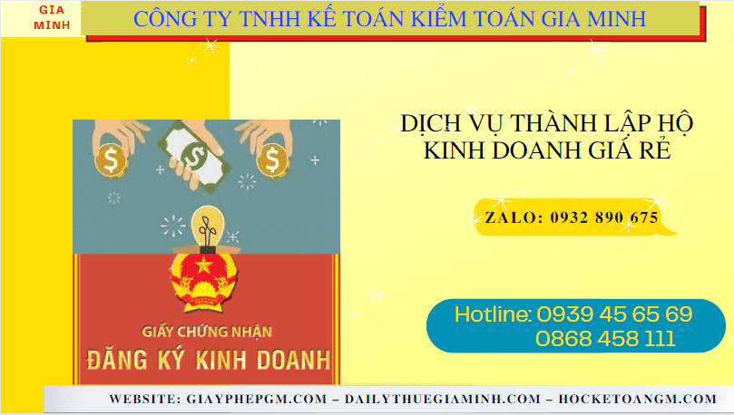 DỊCH VỤ THÀNH LẬP HỘ KINH DOANH GIÁ RẺ TẠI PHÚ THỌ 4 Dịch vụ đăng ký hộ kinh doanh giá rẻ tại Phú Thọ