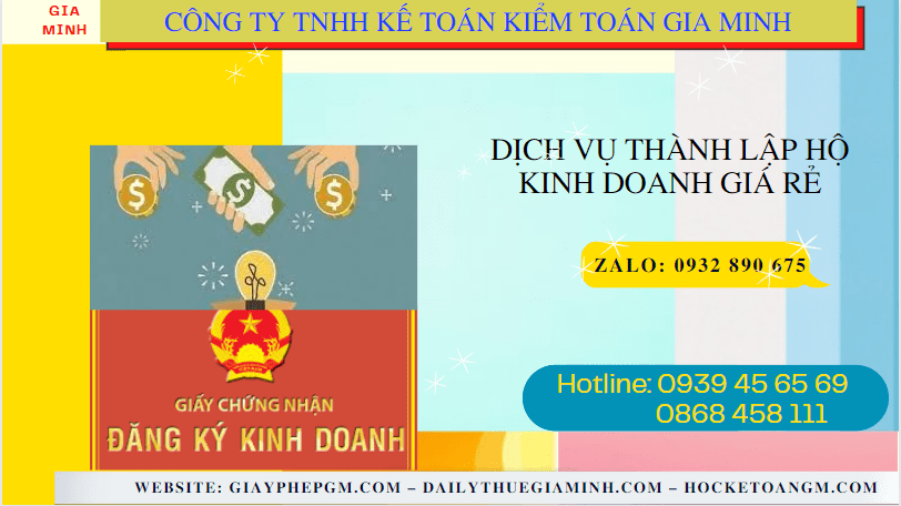 DỊCH VỤ THÀNH LẬP HỘ KINH DOANH GIÁ RẺ TẠI SƠN LA 4 Dịch vụ đăng ký hộ kinh doanh giá rẻ tại Sơn La