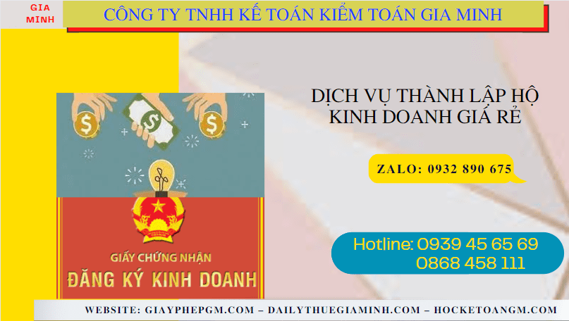 DỊCH VỤ THÀNH LẬP HỘ KINH DOANH GIÁ RẺ TẠI THÁI BÌNH 4 Dịch vụ đăng ký hộ kinh doanh giá rẻ tại Thái Bình
