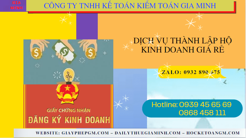 DỊCH VỤ THÀNH LẬP HỘ KINH DOANH GIÁ RẺ TẠI THANH HÓA 4 Dịch vụ đăng ký hộ kinh doanh giá rẻ tại Thanh Hóa