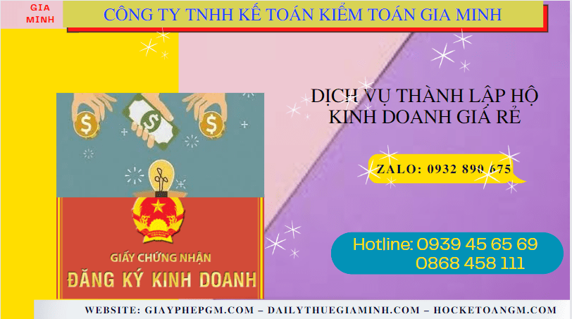 Dịch vụ đăng ký hộ kinh doanh giá rẻ tại Thành Phố Cần Thơ