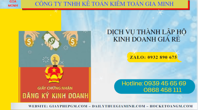 DỊCH VỤ THÀNH LẬP HỘ KINH DOANH GIÁ RẺ TẠI TT HUẾ 4 Dịch vụ đăng ký hộ kinh doanh giá rẻ tại TT Huế