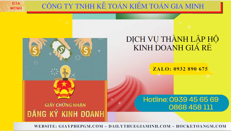 DỊCH VỤ THÀNH LẬP HỘ KINH DOANH GIÁ RẺ TẠI TUYÊN QUANG 4 Dịch vụ đăng ký hộ kinh doanh giá rẻ tại Tuyên Quang