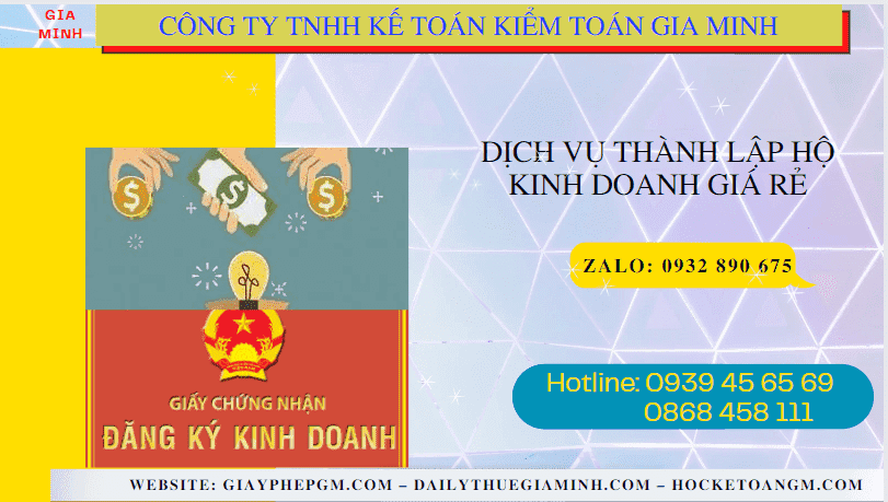 DỊCH VỤ THÀNH LẬP HỘ KINH DOANH GIÁ RẺ TẠI YÊN BÁI 4 Dịch vụ đăng ký hộ kinh doanh giá rẻ tại Yên Bái