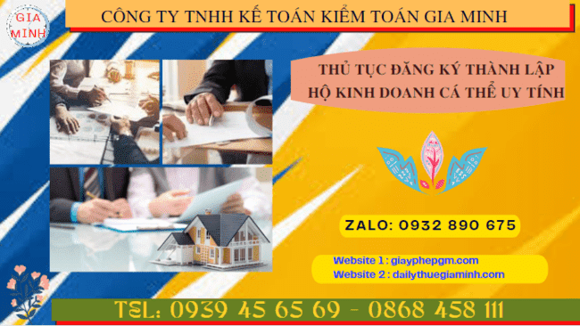 THỦ TỤC ĐĂNG KÝ THÀNH LẬP HỘ KINH DOANH CÁ THỂ TẠI BÌNH ĐỊNH UY TÍN 4 Dịch vụ đăng ký hộ kinh doanh giá rẻ trọn gói tại Bình Định