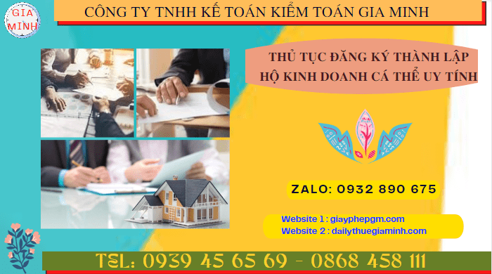 Dịch vụ đăng ký hộ kinh doanh giá rẻ trọn gói tại Bình Dương