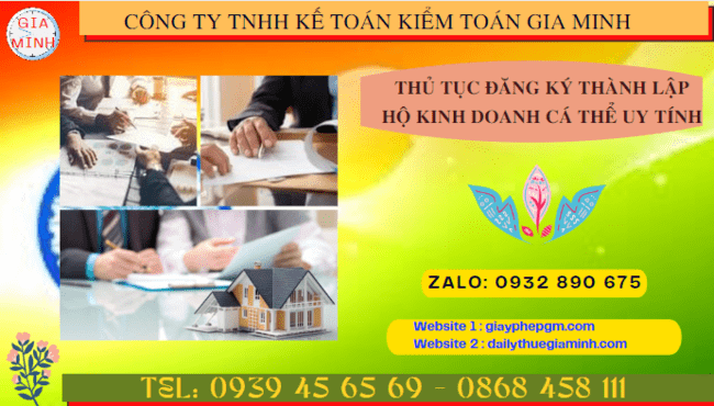 THỦ TỤC ĐĂNG KÝ THÀNH LẬP HỘ KINH DOANH CÁ THỂ TẠI THÁI BÌNH UY TÍN 4 Dịch vụ đăng ký hộ kinh doanh giá rẻ trọn gói tại Thái Bình