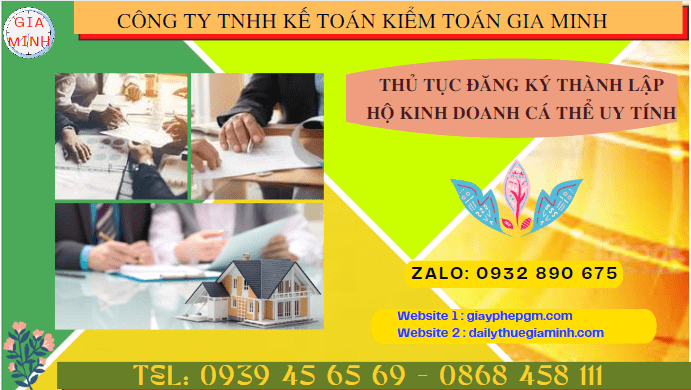 Dịch vụ đăng ký hộ kinh doanh giá rẻ trọn gói tại TP Hồ Chí Minh