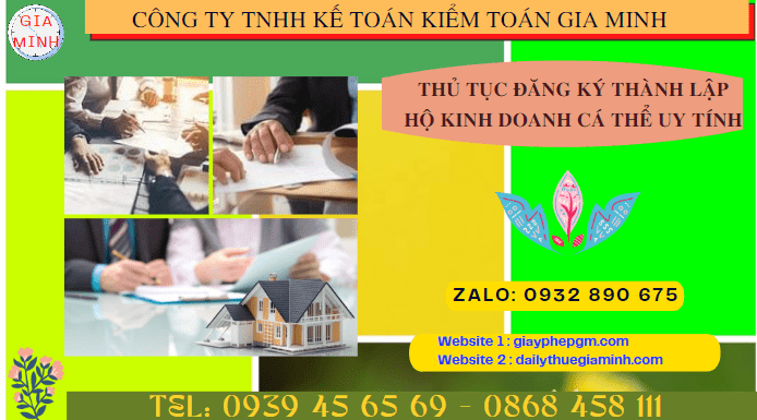 Thủ tục đăng ký thành lập hộ kinh doanh cá thể tại Vĩnh Long uy tín 4 Dịch vụ đăng ký hộ kinh doanh giá rẻ trọn gói tại Vĩnh Long