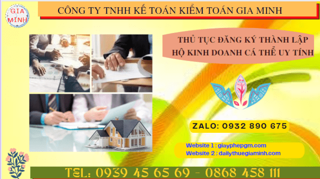 THỦ TỤC ĐĂNG KÝ THÀNH LẬP HỘ KINH DOANH CÁ THỂ TẠI VĨNH PHÚC UY TÍN 4 Dịch vụ đăng ký hộ kinh doanh giá rẻ trọn gói tại Vĩnh Phúc