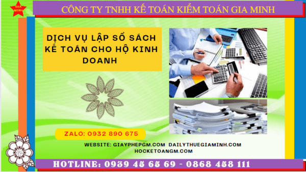 DỊCH VỤ LẬP SỔ SÁCH KẾ TOÁN CHO HỘ KINH DOANH TẠI LÂM ĐỒNG 4 Dịch vụ khai thuế cho hộ kinh doanh tại Lâm Đồng