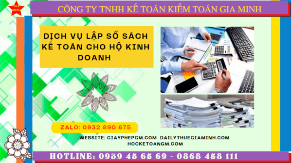 Dịch vụ lập sổ sách kế toán cho hộ kinh doanh tại Thanh Hóa - dịch vụ nhanh chóng và uy tín 5 Dịch vụ khai thuế cho hộ kinh doanh tại Thanh Hóa