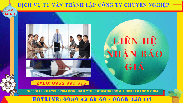 Dịch vụ tư vấn thành lập công ty chuyên nghiệp tại Cần Thơ 5 Bảng giá dịch vụ tư vấn thành lập công ty chuyên nghiệp tại Cần Thơ