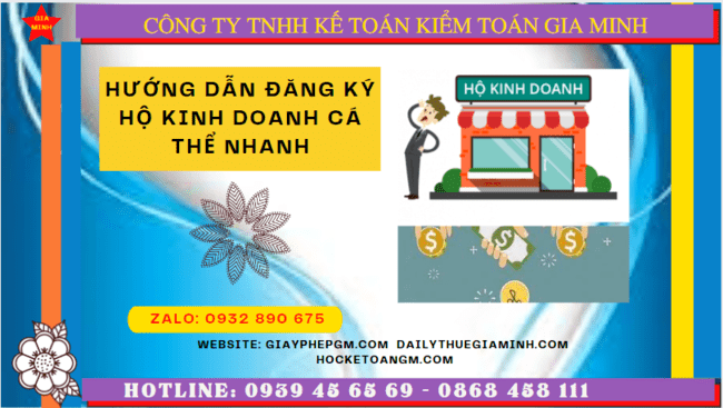 HƯỚNG DẪN ĐĂNG KÝ HỘ KINH DOANH CÁ THỂ NHANH TẠI AN GIANG 4 Dịch vụ làm thủ tục thành lập hộ kinh doanh tại An Giang