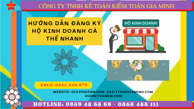 HƯỚNG DẪN ĐĂNG KÝ HỘ KINH DOANH CÁ THỂ NHANH TẠI CÀ MAU 4 Dịch vụ làm thủ tục thành lập hộ kinh doanh tại Cà Mau