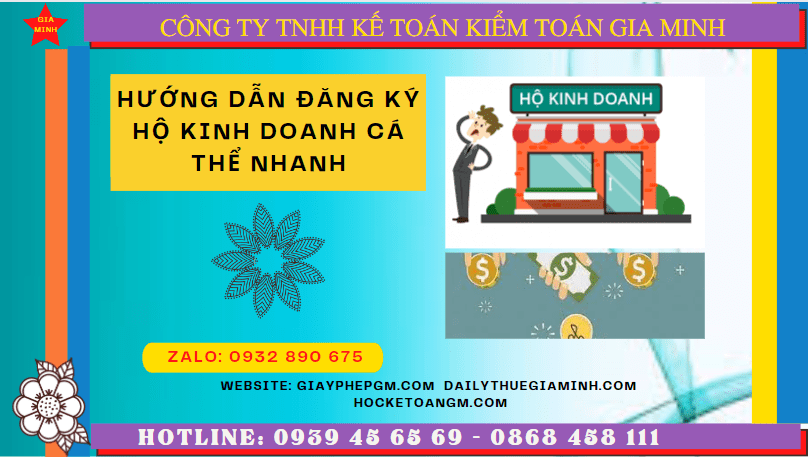 HƯỚNG DẪN ĐĂNG KÝ HỘ KINH DOANH CÁ THỂ NHANH TẠI HÀ NỘI 4 Dịch vụ làm thủ tục thành lập hộ kinh doanh tại Hà Nội