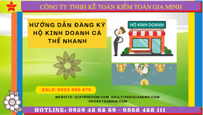 HƯỚNG DẪN ĐĂNG KÝ HỘ KINH DOANH CÁ THỂ NHANH TẠI HÀ TĨNH 4 Dịch vụ làm thủ tục thành lập hộ kinh doanh tại Hà Tĩnh