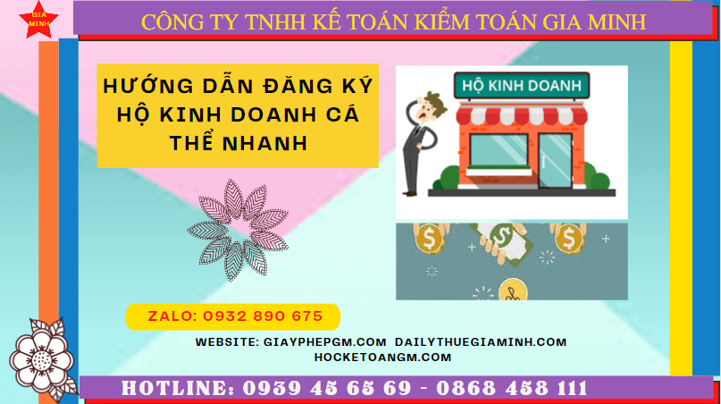 HƯỚNG DẪN ĐĂNG KÝ HỘ KINH DOANH CÁ THỂ NHANH TẠI KHÁNH HÒA 4 Dịch vụ làm thủ tục thành lập hộ kinh doanh tại Khánh Hòa
