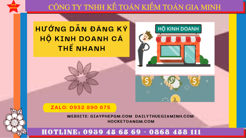 HƯỚNG DẪN ĐĂNG KÝ HỘ KINH DOANH CÁ THỂ NHANH TẠI THÁI NGUYÊN 4 Dịch vụ làm thủ tục thành lập hộ kinh doanh tại Thái Nguyên