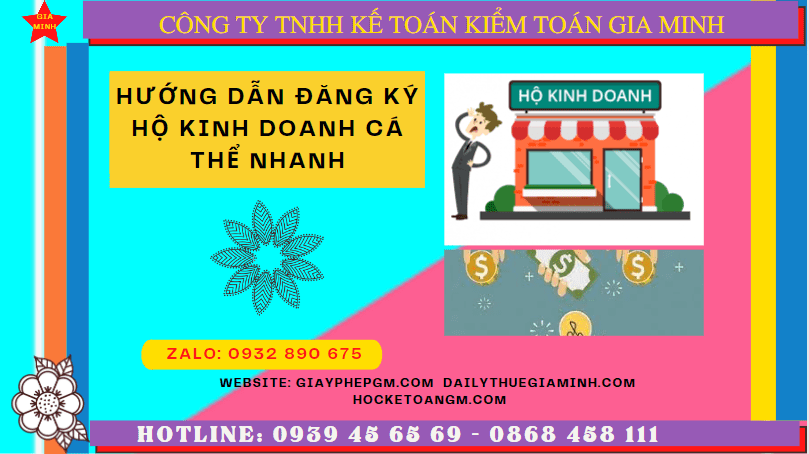 Hướng dẫn đăng ký hộ kinh doanh cá thể nhanh tại Thành phố Hà Nội 4 Dịch vụ làm thủ tục thành lập hộ kinh doanh tại Thành Phố Hà Nội
