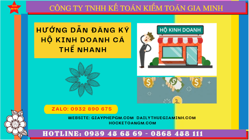 HƯỚNG DẪN ĐĂNG KÝ HỘ KINH DOANH CÁ THỂ NHANH TẠI TP HỒ CHÍ MINH 4 Dịch vụ làm thủ tục thành lập hộ kinh doanh tại TP Hồ Chí Minh
