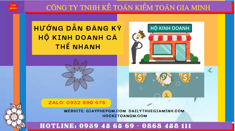 HƯỚNG DẪN ĐĂNG KÝ HỘ KINH DOANH CÁ THỂ NHANH TẠI TT HUẾ 4 Dịch vụ làm thủ tục thành lập hộ kinh doanh tại TT Huế