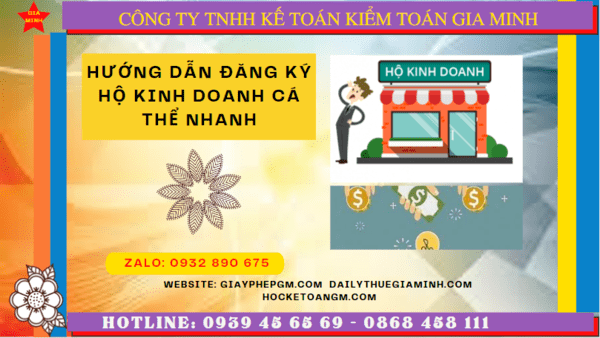 HƯỚNG DẪN ĐĂNG KÝ HỘ KINH DOANH CÁ THỂ NHANH TẠI VĨNH LONG 4 Dịch vụ làm thủ tục thành lập hộ kinh doanh tại Vĩnh Long
