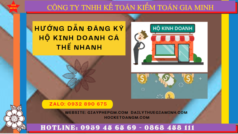 HƯỚNG DẪN ĐĂNG KÝ HỘ KINH DOANH CÁ THỂ NHANH TẠI VĨNH PHÚC 4 Dịch vụ làm thủ tục thành lập hộ kinh doanh tại Vĩnh Phúc