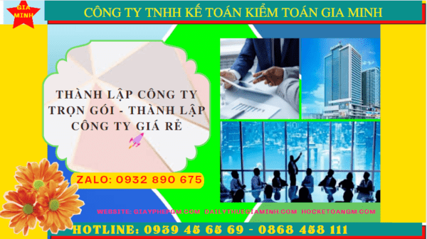 Thành lập công ty trọn gói thành lập công ty giá rẻ tại Thành Phố Hưng Yên
