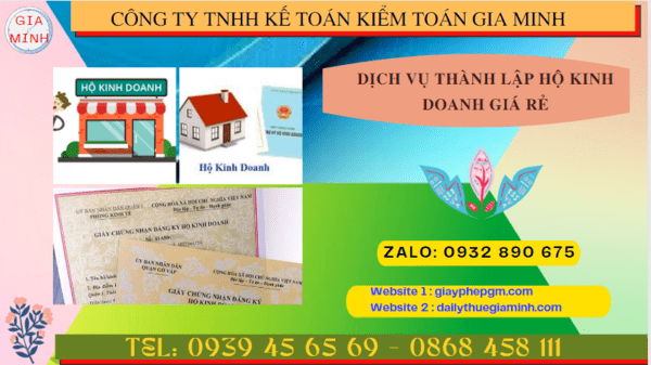 DỊCH VỤ THÀNH LẬP HỘ KINH DOANH GIÁ RẺ TẠI BẮC GIANG 6 Dịch vụ tư vấn thành lập hộ kinh doanh cá thể giá rẻ tại Bắc Giang